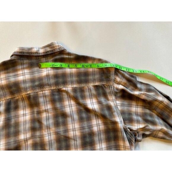 Red Head Shirt Mens Large Long Sleeve Pockets Button Front Flannel Plaid Choose - Picture 15 of 16